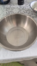 茶花（CHAHUA）304不銹鋼廚房專(zhuān)用湯盆菜盆加厚食品級材質(zhì)防摔洗菜盆面盆 24cm 曬單實(shí)拍圖