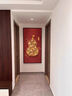 戚跡新中式十二生肖百福圖入戶(hù)玄關(guān)裝飾畫(huà)走廊過(guò)道掛畫(huà)寓意好葫蘆壁畫(huà) A款-十二生肖百福圖 70*140CM 經(jīng)典黑【鋁合金拉絲框】 高清藝術(shù)微噴【優(yōu)質(zhì)油畫(huà)布+高透晶瓷工藝】 曬單實(shí)拍圖