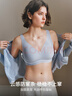ubras【2件裝】無(wú)尺碼免拆V領(lǐng)內衣女背心美背粉底液色文胸罩無(wú)痕隱形 裸感膚+奶鹽藍 曬單實(shí)拍圖