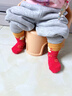 成長(cháng)寄嬰兒襪子秋冬新年大紅保暖襪子新生兒寶寶冬季加絨無(wú)骨喜慶中筒襪 兔子+一帆風(fēng)順+財神 1-3歲 M碼 （建議腳長(cháng)12-14cm） 曬單實(shí)拍圖