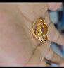 周大生黃金耳環(huán)女車(chē)花閃耀計價(jià)足金耳環(huán)生日禮物送女友 3.36g 曬單實(shí)拍圖