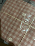 無(wú)印良品（MUJI）[自營(yíng)限定款]女士無(wú)側縫 雙層紗織睡衣  軟棉棉內衣 粉色格紋 XL 曬單實(shí)拍圖