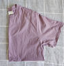 400g重磅純棉短袖長(cháng)袖男女T恤純色厚實(shí)不透百搭寬松半袖打底衫QY 香芋紫短袖 【挺闊有型】 2XL 建議180-200斤 曬單實(shí)拍圖