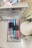 派通（Pentel）BLN105按動(dòng)黑色中性筆高顏值0.5mm簽字筆商務(wù)學(xué)生速干水筆水性筆文具 黑色5支裝 曬單實(shí)拍圖