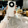 華為（HUAWEI）帶掛繩適用華為mate70/60pro+手機殼斜挎mate40pro秒變保時(shí)捷mate 典雅白皮質(zhì)秒變保時(shí)捷+水鉆蝴蝶 華為Mate60Pro 曬單實(shí)拍圖