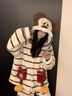 TULX卡通米奇珊瑚絨睡衣女秋冬季新款保暖加絨加厚連帽家居服套裝可愛(ài) 圖色套裝 S62 L 100-120斤 曬單實(shí)拍圖