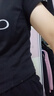 森馬（Semir）涼感T|短袖T恤女短款撞色V領(lǐng)夏季2025新款字母修身上衣運動(dòng)風(fēng) 黑色90001 M 曬單實(shí)拍圖