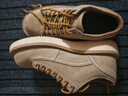 馬登男鞋真皮工裝鞋潮流百搭美式復古休閑鞋短臉大頭皮鞋 沙色   40 (250mm) 曬單實(shí)拍圖