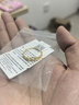 周六福（ZLF）黃金戒指女5G足金珠邊蕾絲公主皇冠甜美指環(huán) 計價(jià) 16號-1.75g 曬單實(shí)拍圖