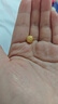 金小貅黃金轉運珠999足金車(chē)花珠圓珠路路通吊墜項鏈掛墜手串DIY隔珠 1g,車(chē)花圓珠【多退少補】 曬單實(shí)拍圖