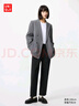 優(yōu)衣庫(kù)女裝全棉舒適九分褲/休閑百搭寬松478846 473800 470168 478846/09黑色 M 曬單實(shí)拍圖