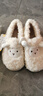 潤柔棉拖鞋女士秋冬季2025新款居家家室內加絨保暖毛毛月子鞋包跟棉鞋 曬單實(shí)拍圖