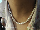 月妃【配證書(shū)】淡水珍珠項鏈 高品質(zhì)正圓亮光澤 送老婆 順豐次日達 單項鏈 7-8mm 曬單實(shí)拍圖