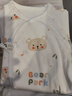 乖奇熊新生兒衣服春秋季嬰兒裝長(cháng)袖綁帶連體衣寶寶純棉家居秋天睡衣服 曬單實(shí)拍圖