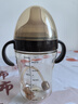 世喜吸管奶瓶1-3歲直飲吸管杯奶瓶1歲以上ppsu奶瓶300ml帶吸管手柄 學(xué)飲杯-鴨嘴款（6-12月） 曬單實(shí)拍圖