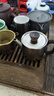 容山堂純鈦茶壺泡茶壺新款家用泡茶一人用茶水分離涼水壺茶水壺鈦壺 胡桃木紐純鈦泡茶壺-水平 曬單實(shí)拍圖