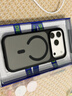 藍(lán)猩先生適用蘋果17Pro手機殼 iPhone17pro保護(hù)殼AI按鍵橙標(biāo)膚感磁吸防滑親膚防摔手機保護(hù)套 黑 曬單實拍圖