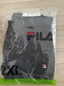 斐樂(lè )（FILA）官方男士長(cháng)褲秋冬季款針織時(shí)尚直筒長(cháng)褲子運動(dòng)褲簡(jiǎn)約通勤休閑長(cháng)褲 【經(jīng)典款】正黑色-BK 2XL 185/92A 曬單實(shí)拍圖