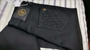 艫白 輕奢輯明線(xiàn)黑色牛仔褲男士感韓版修身小腳經(jīng)典刺繡彈力長(cháng)褲子 6117黑 31 曬單實(shí)拍圖