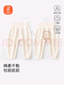貝瑞加（Babyprints）嬰兒pp褲男女寶寶純棉長(cháng)褲大屁屁褲子四季家居睡褲高腰護肚 黃80 曬單實(shí)拍圖