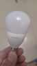 飛利浦（PHILIPS）led燈泡節能球泡家用客廳超亮小燈泡細口E14螺口6.5W白光優(yōu)視型 曬單實(shí)拍圖