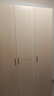 全友家居成品現代簡(jiǎn)約風(fēng)大衣柜頂柜組合家用臥室家具柜子衣櫥 【白橡木色】1.2m三門(mén)衣柜 多規格靈活組合+科學(xué)分區收納 曬單實(shí)拍圖