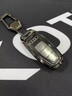 索飾輕奢奧迪鑰匙套適用2025新款a6l/q5l/a4lq7a8全包a3/a7男殼扣送禮 D款【水墨黑】+金屬扣 曬單實(shí)拍圖