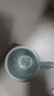 尚言坊汝窯茶杯辦公會(huì )議個(gè)人泡茶杯茶水分離杯陶瓷喝茶杯子中秋節禮物 曬單實(shí)拍圖
