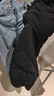 鴨鴨（YAYA）羽絨服男203g高充絨撞色可拆卸加厚2025年冬最新款面包服保暖外套 黑色 L 175 曬單實(shí)拍圖