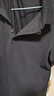 伯希和（Pelliot）戶(hù)外速干polo衫商務(wù)T恤男女速干衣夏季短袖翻領(lǐng)半袖11421507黑L 曬單實(shí)拍圖