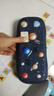 得力(deli)小學(xué)生筆袋 EVA大容量文具盒 星空系列抗壓耐摔鉛筆盒 輕盈防水筆袋 藍色【兒童節禮物】 曬單實(shí)拍圖