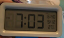 得力（deli）多功能背光電子鬧鐘兒童智能鐘學生專用起床神器開學必備綠LE103開學必備禮物開學季 曬單實拍圖