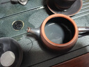 紫陶泡茶壺可懸停旋轉漢瓦鳳鳴壺大容量手工家用茶具茶壺功夫茶具 紫陶懸停漢瓦壺（跳叨 250ml 曬單實(shí)拍圖