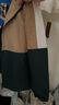 暇步士（Hush Puppies）童裝兒童風(fēng)衣男大童秋季新款男女大童秋季時(shí)尚撞色拼接風(fēng)衣 暖卡其 120 cm 曬單實(shí)拍圖