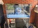 森森（SUNSUN）大型魚(yú)缸底過(guò)濾水族箱客廳家用落地玻璃生態(tài)金魚(yú)缸 【實(shí)時(shí)溫顯+燈控】經(jīng)典黑 1.2米長(cháng)35cm寬 曬單實(shí)拍圖