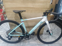 喜德盛公路自行車(chē)2025款AD350碳纖前叉座管功率計齒盤(pán)鋁合金超輕氣動(dòng) 流光青 480mm（適合身高165-175cm） 曬單實(shí)拍圖