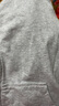 優(yōu)衣庫男裝女裝連帽拉鏈運動(dòng)開(kāi)衫長(cháng)袖外套休閑衛衣25新款479800 05 天灰色 S 曬單實(shí)拍圖