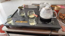 微舟烏金石茶盤(pán)帶燒水壺一體直排水式茶托盤(pán)家用辦公室全自動(dòng)電器套裝 憶江南60*45+底部上水玻璃雙爐 曬單實(shí)拍圖