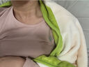 有棵樹(shù)（YOUKESHU）保暖內衣女士含玻尿酸純棉圓領(lǐng)秋衣秋褲套裝打底衫內穿搭秋冬款 【含玻尿酸柔棉女套裝】裸粉色 L 曬單實(shí)拍圖