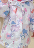 JELLYBABY【2025秋冬新品】?jì)和瘺_鋒衣男童秋季加絨連帽男寶寶三防女童外套 白底紫花 110 CM 曬單實(shí)拍圖