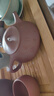 京東京造 宜興紫砂壺手工【原礦紫泥】泡茶壺茶具 唐云石瓢壺套裝 240ml 曬單實(shí)拍圖