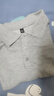 GLM短袖t恤男透氣夏季翻領(lǐng)polo衫速干T恤冰絲感休閑運動(dòng)上衣淺灰4XL 曬單實(shí)拍圖