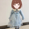 G.DUCKKIDS小黃鴨愛(ài)莎公主裙秋冬季冰雪奇緣女童艾莎連衣裙加絨兒童裙子禮物 藍色 110 尺碼4~5歲【100-110cm】 曬單實(shí)拍圖