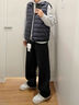 優(yōu)衣庫男裝高級輕型羽絨背心/休閑羽絨馬甲472294 09 黑色 M /170/92A 曬單實(shí)拍圖