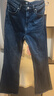 Lee427標準高腰喇叭五袋款深藍色女牛仔褲顯瘦潮流 曬單實(shí)拍圖