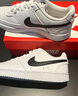 耐克男子透氣平底運動鞋冬季板鞋NIKE COURT VISION LOW DH2987 101白色/黑/白色 42.5 曬單實拍圖