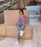 Rewi國際輕奢高端品牌百搭休閑運動(dòng)鞋女秋季新款薄款輕便軟底小眾板鞋 粉色 37 曬單實(shí)拍圖