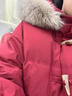 雅黛絲薇連衣裙新年戰袍紅色棉服外套女冬季2025新款韓系高級感兩件套裝裙 紅色棉服 M （棉服110-125斤） 曬單實(shí)拍圖