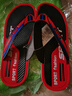 新款夏季人字拖男士百搭新款潮流拖鞋個(gè)性防滑耐磨防臭韓版沙灘鞋 紅色 44 【偏小一碼，適合43腳】 曬單實(shí)拍圖