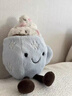 Jellycat趣味棉花糖熱巧克力毛絨玩具娃娃禮物2025圣誕新品送禮生日禮物 藍色 One Size 曬單實(shí)拍圖